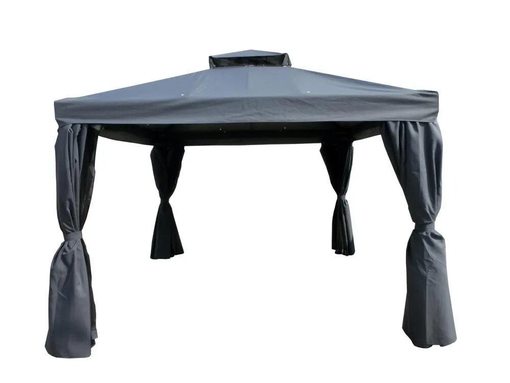 Oxford Paviljong Grå 3x3