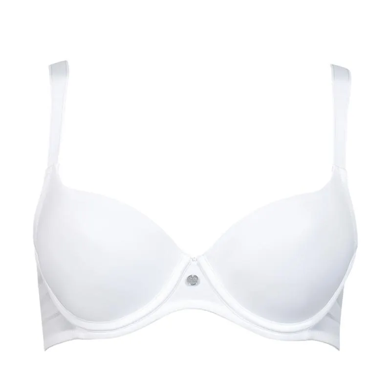 LIS-20265-20266-01- Reggiseno Alegra preformato liscio - bianco