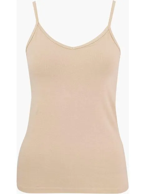 Women's Two Way Basic Cami in Sand