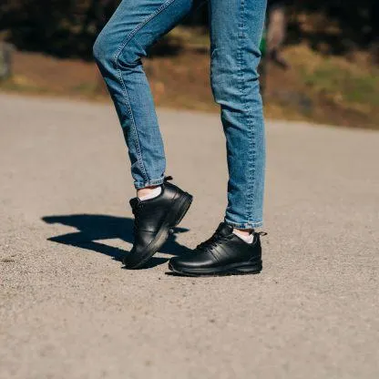 GaitLine Track Leather – Black/Black/Matte