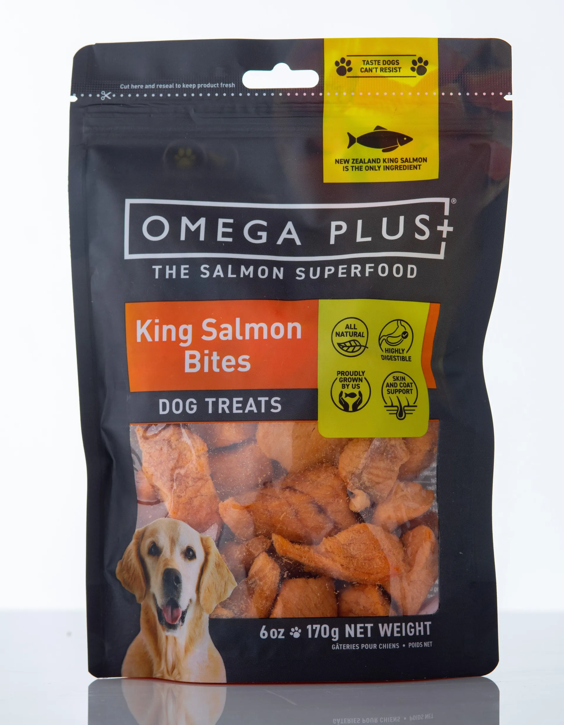Omega Plus Dog Treats King Salmon Bites