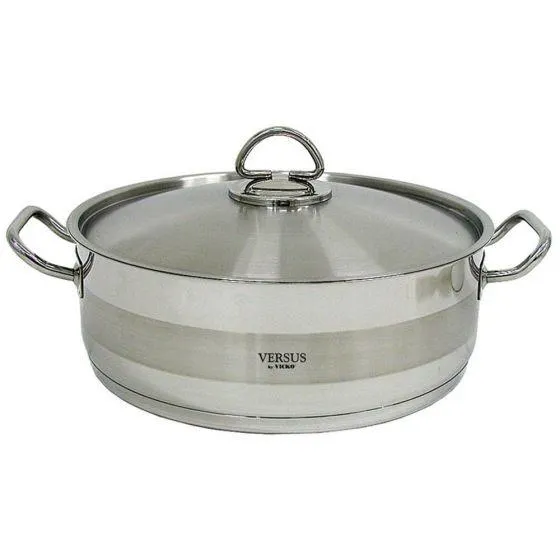 Ανοξείδωτη Ημίχυτρα Versus 28x9 εκ.