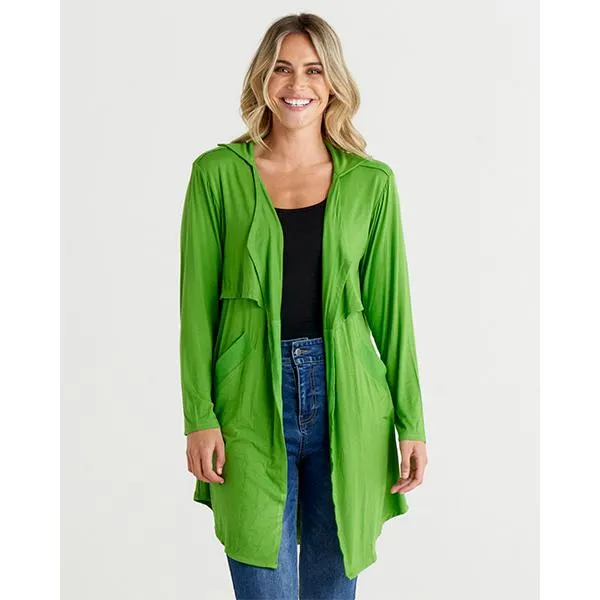 Camille Trench Cardigan Artichoke