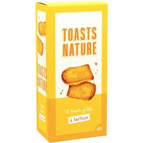 Mini toasts nature