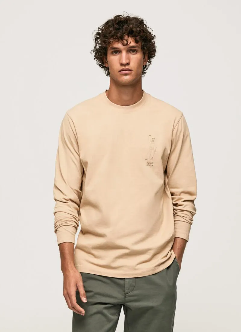 CAMISETA MANGA LARGA ALGODÓN