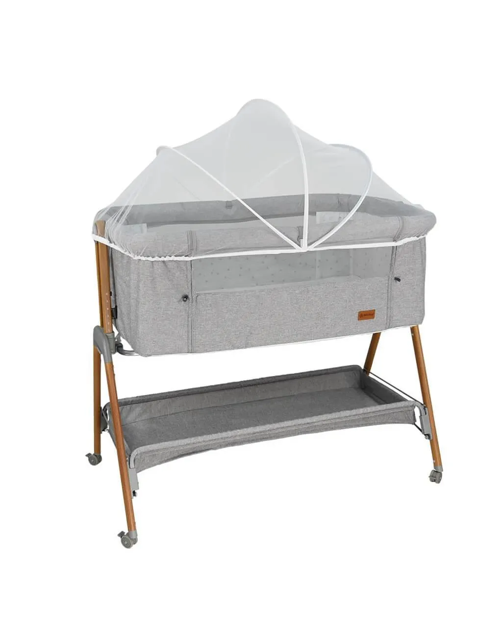 Bebe stars λίκνο crystal light grey