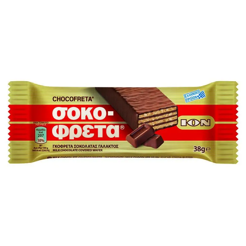 ION Σοκοφρέτα Γάλακτος 38gr