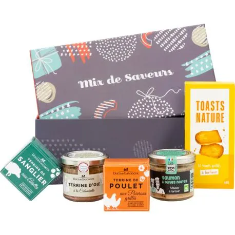 Coffret cadeau "Mix de saveurs" - Idées gourmandes à offrir