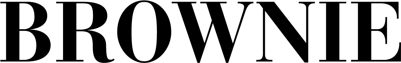 Brownie logo de catálogo