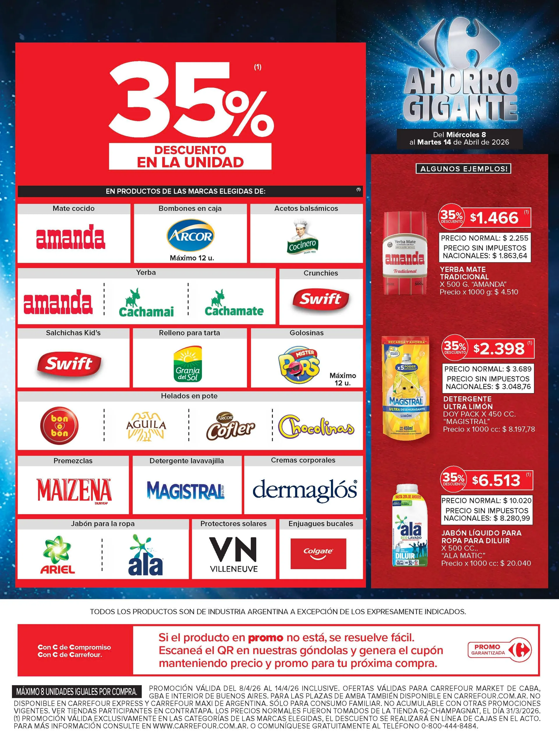 Ofertas de  Ofertas Carrefour Market  8 de abril al 14 de abril 2026 - Página 7 del catálogo