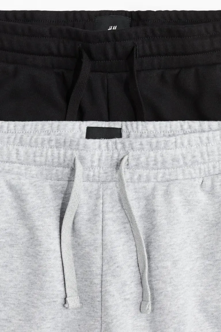 Lot de 2 shorts Coupe Classique en molleton