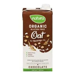 Gluten Free Organic Fortified Chocolate Oat Beverage