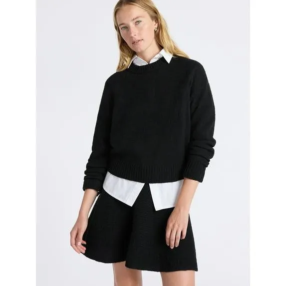 Free Assembly Women's Mock Neck Sweater with Long Sleeves, Sizes XS-4X