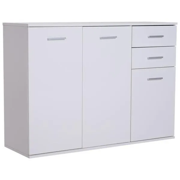 Buffet contemporain HOMCOM en composite blanc