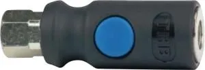 1/4 in. NPTF Safety Push-Button Quick Coupler