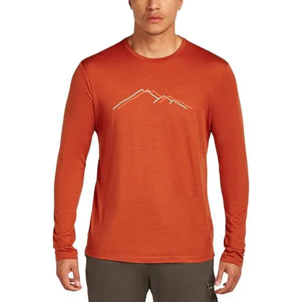 Chandail à manches longues en laine mérinos "Rainer Ridge" 150 Tech Lite pour homme