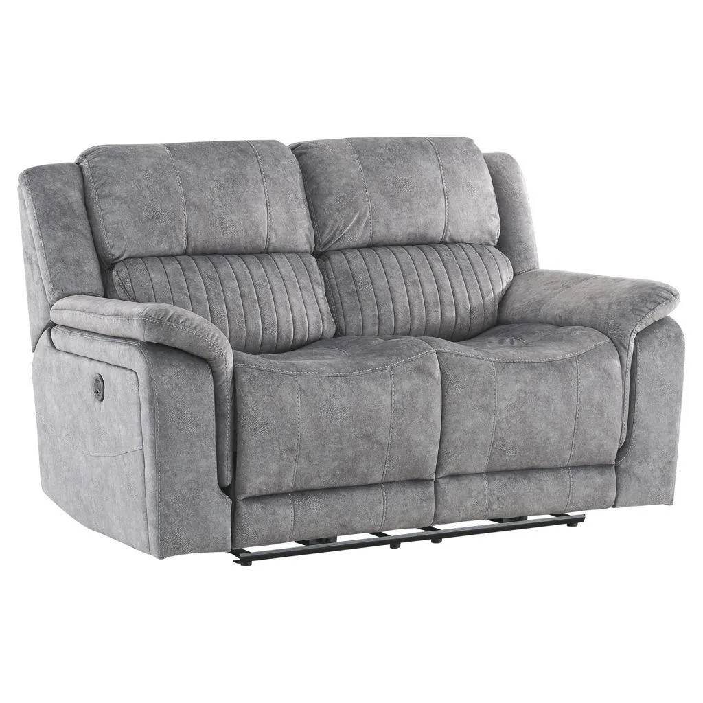 Causeuse inclinable motorisée en tissu