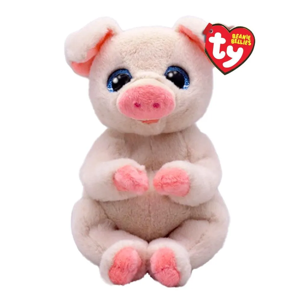 Ty - Peluche Ventre de cochon rose Penelope