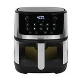 Kalorik® Friteuse à air à écran tactile de 4,7 litres avec fenêtre, en acier inoxydable FT 52328 SS