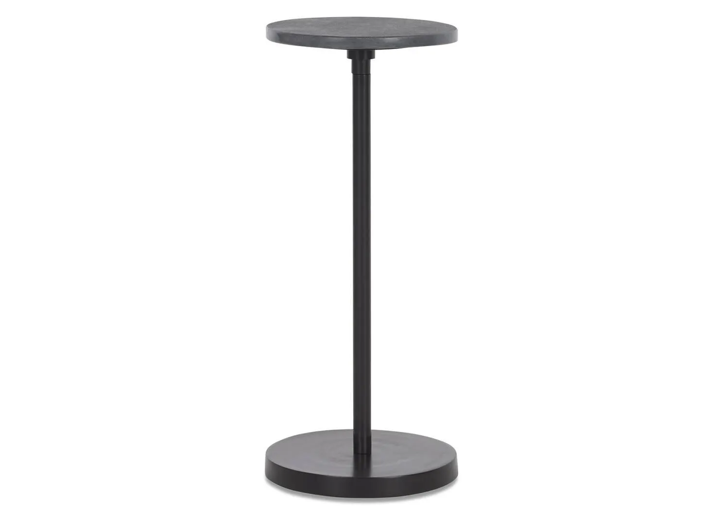 Table d'appoint Naveen en métal recyclé