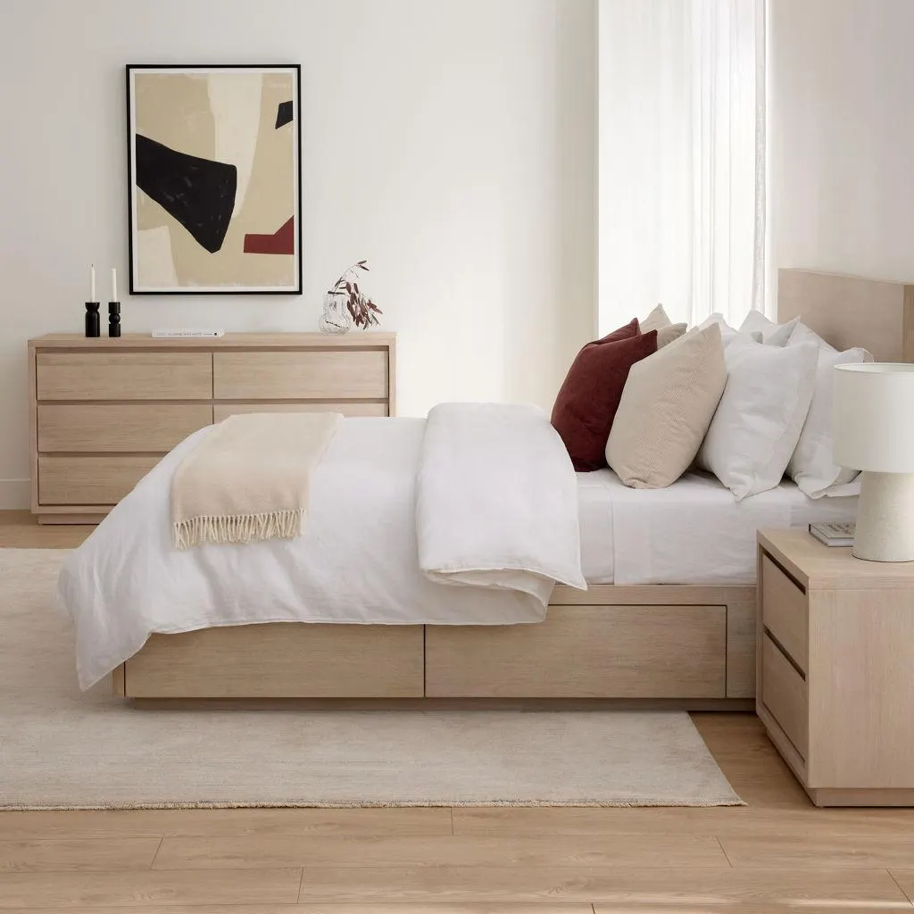 Mobilier de chambre à coucher Leah - Très grand lit