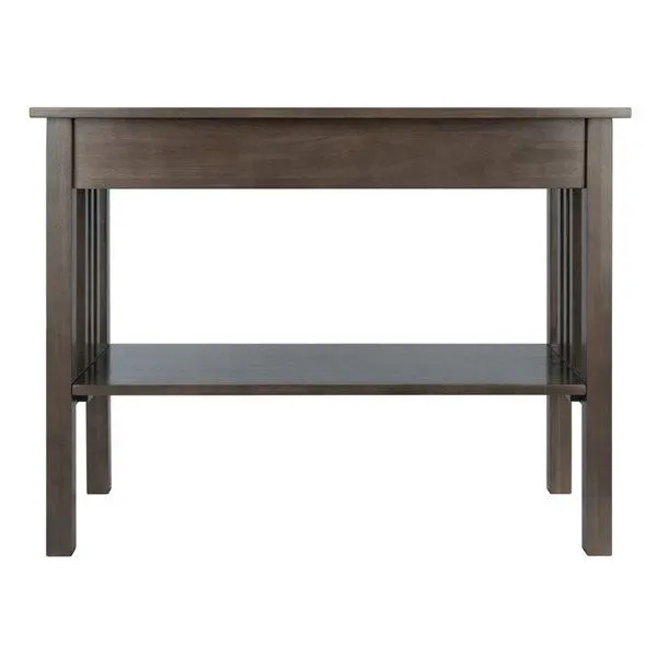 Table d'applique Stafford gris huître moderne de Winsome Wood