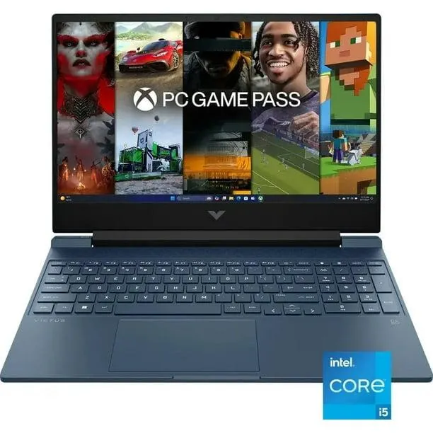 HP Victus 15.6 Pouces Full HD 144Hz Ordinateur Portable de Jeu, Intel Core i5 12450H, 32 Go Mémoire, 1 To SSD, NVIDIA GeForce RTX 3050, Windows 11 Famille, WIFI 6, Pavé Numérique, Performance Bleu