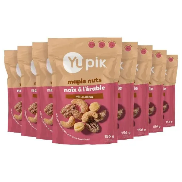 Yupik Maple Nuts Mix, 8 × 156 g