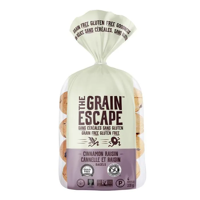 Bagel cannelle raisin sans céréales sans gluten | 328 g