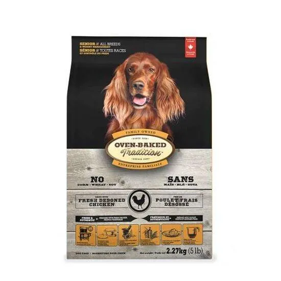 Nourriture sèche contrôle du poids pour chien âgé