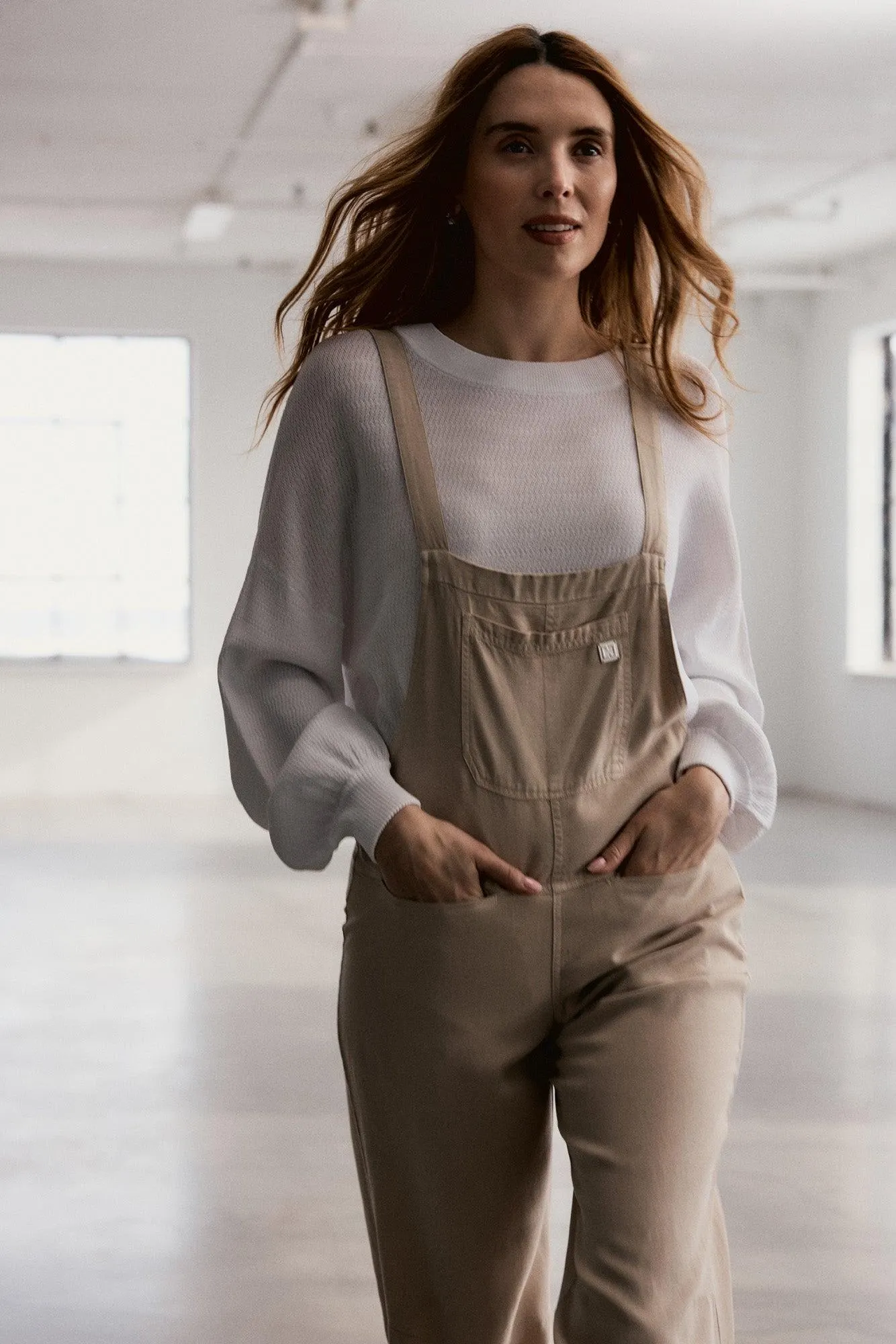 Alexis | Salopette beige