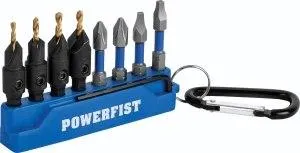 9 pc Countersink and Bit Set