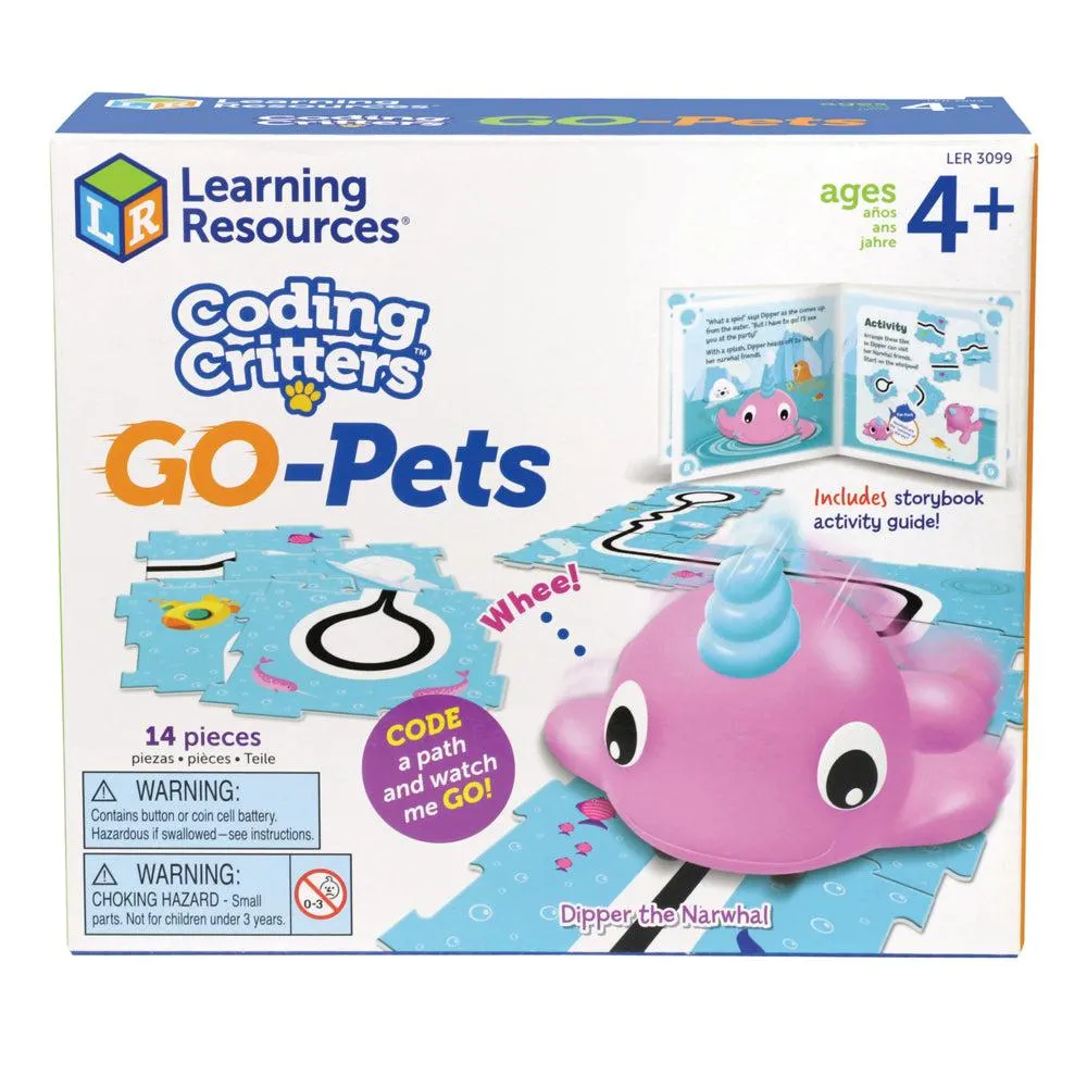 Learning Resources - Codage Critters™ Go-Pets, Dipper le narval