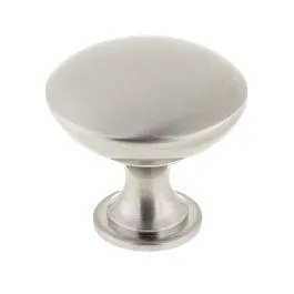Bouton moderne #9041 nickel brossé 40mm - Richelieu