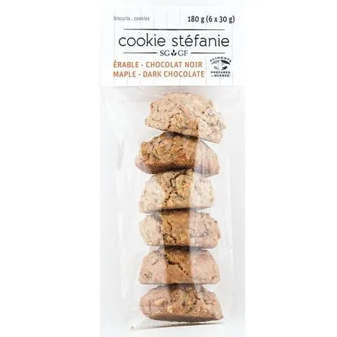 Biscuit sans gluten - Érable et chocolat noir
