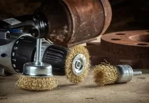 3 pc Assorted Brass-Coated Wire Brush Set