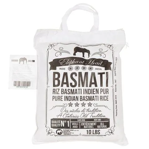 Riz basmati indien pur