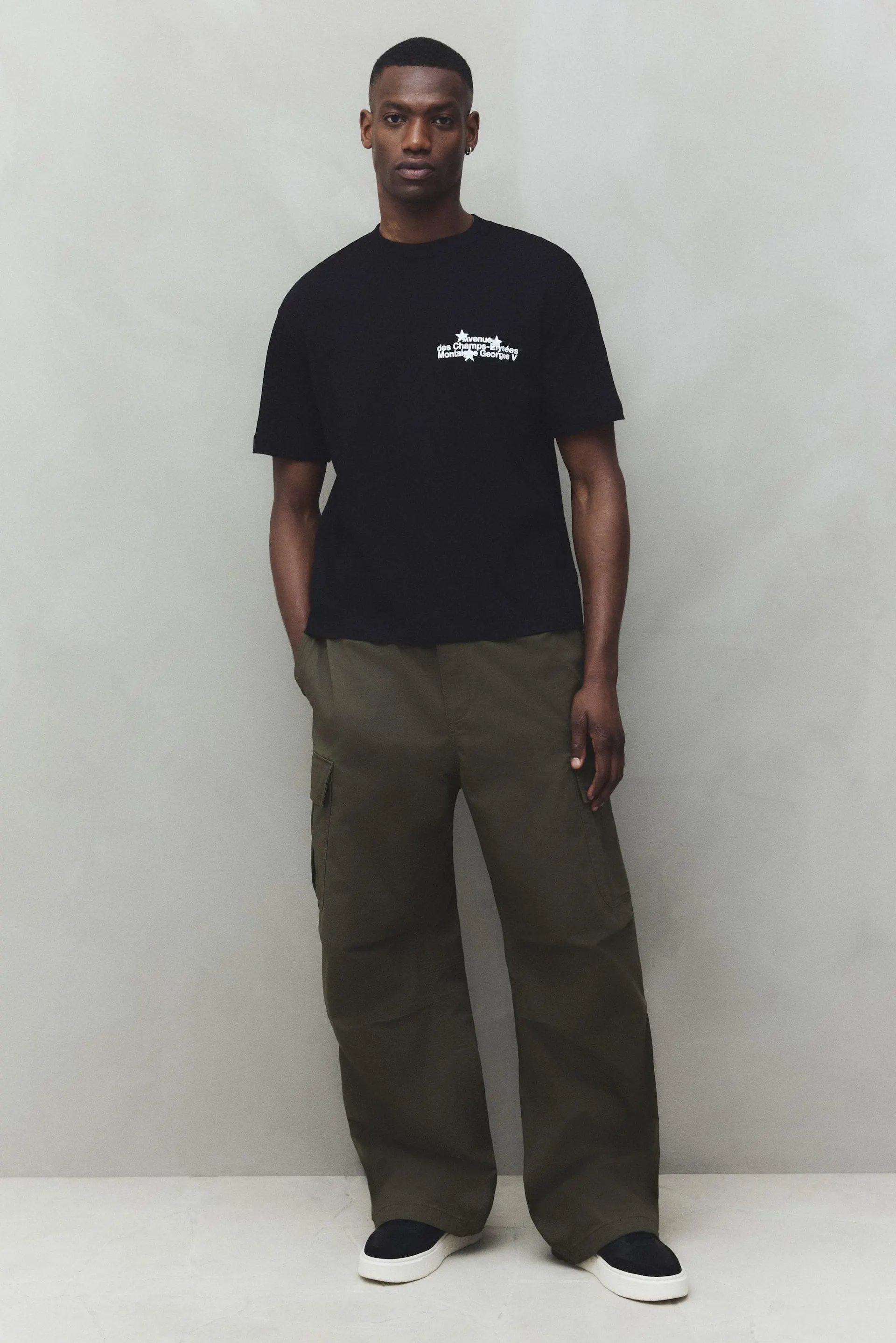 Pantalon cargo ample