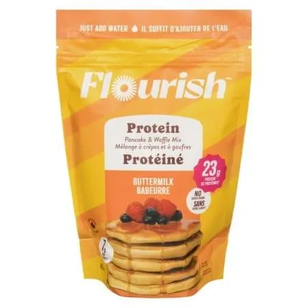 Mélange à crêpes et à gaufres protéiné vanille