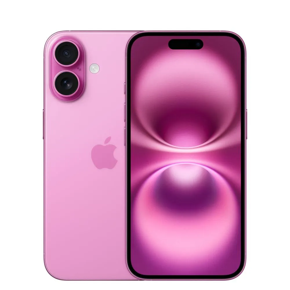 Apple - iPhone 16 6,1" - 128 Go - Rose - Bell et Virgin Plus