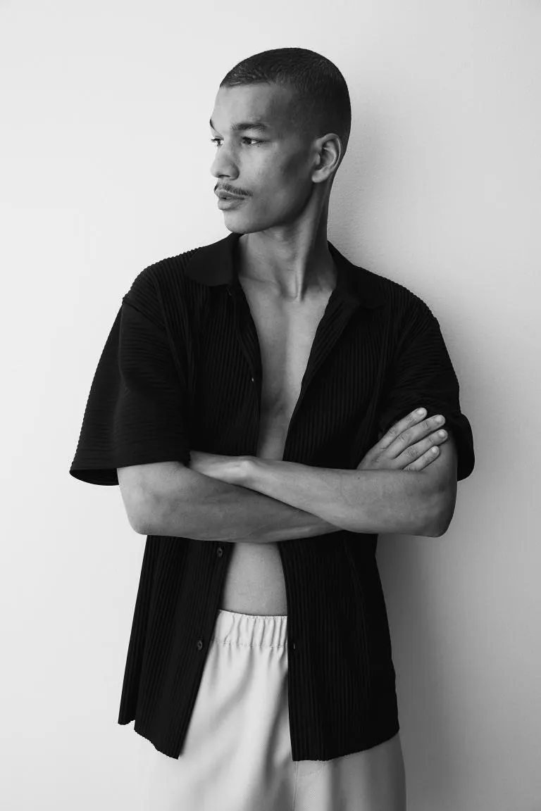 Πλισέ πουκάμισο Loose Fit