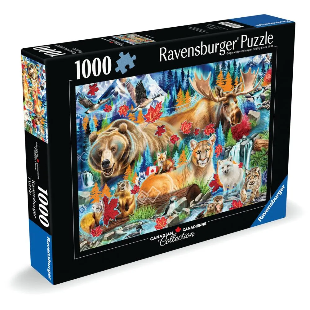Ravensburger - Puzzle Canada sauvage - 1000 pièces
