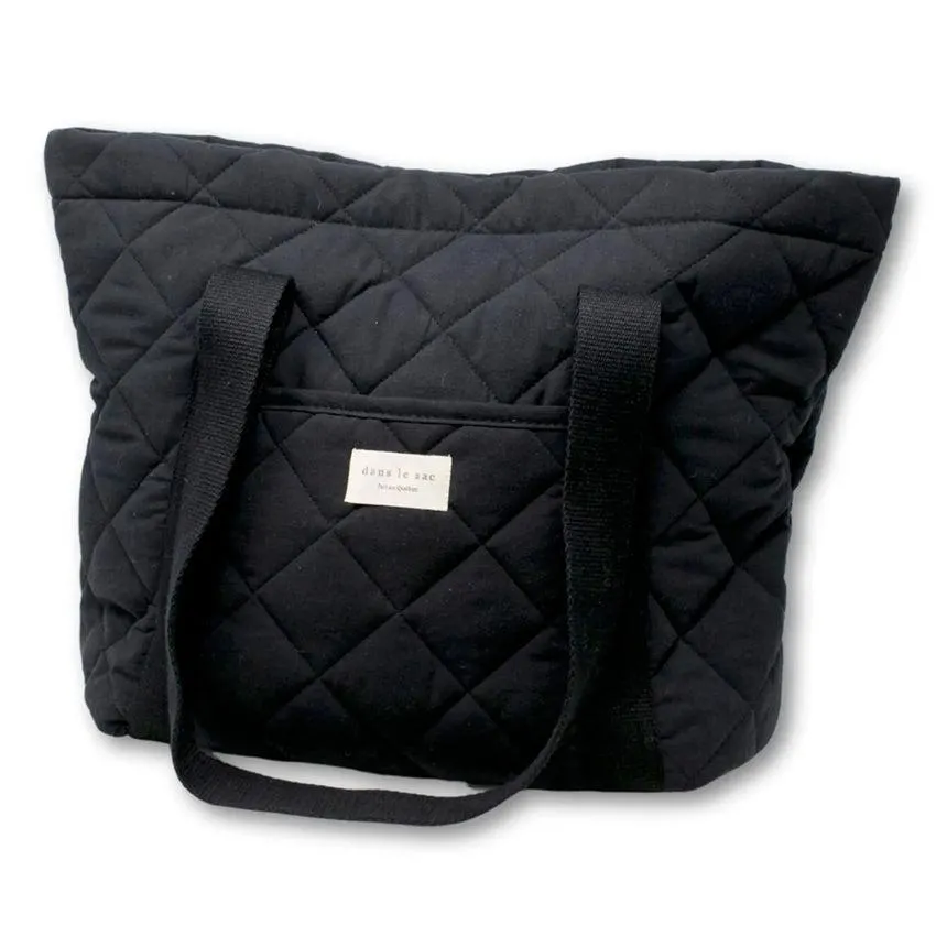 Fourre-tout Matelassé - Noir