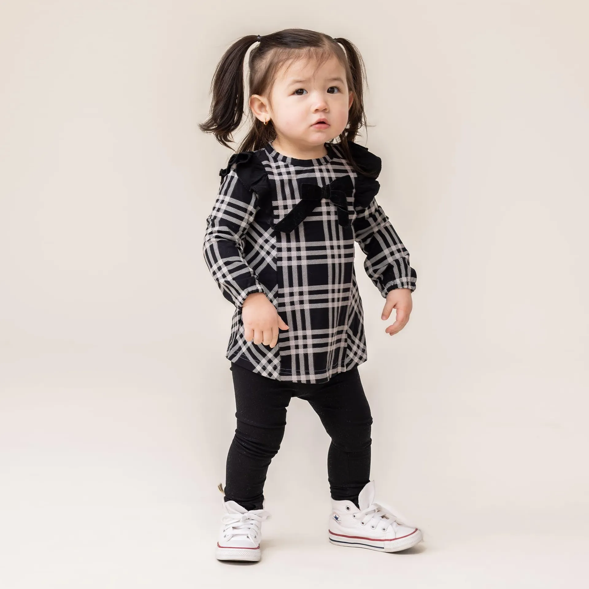 Bows Plaid Tunic 6-24m
