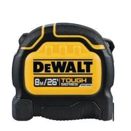 Ruban à mesurer Tough Series 1 1/4’’x8M/26’ Dewalt #DWHT36926S