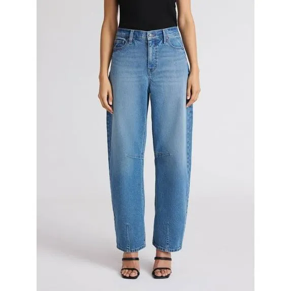 Sofia by Sofia Vergara Women's and Women's Plus Barrel Super High Rise Jeans, 27" Inseam, Sizes 0-28