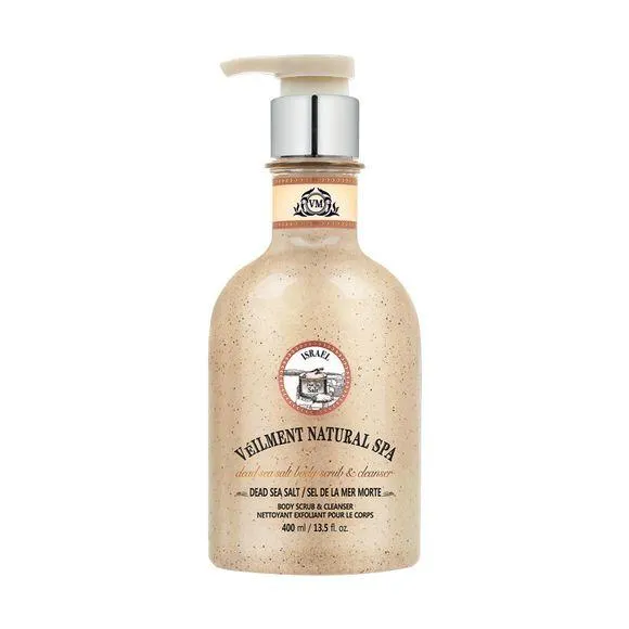 Nettoyant exfoliant pour le corps Sel de la mer Morte Véilment Natural Spa