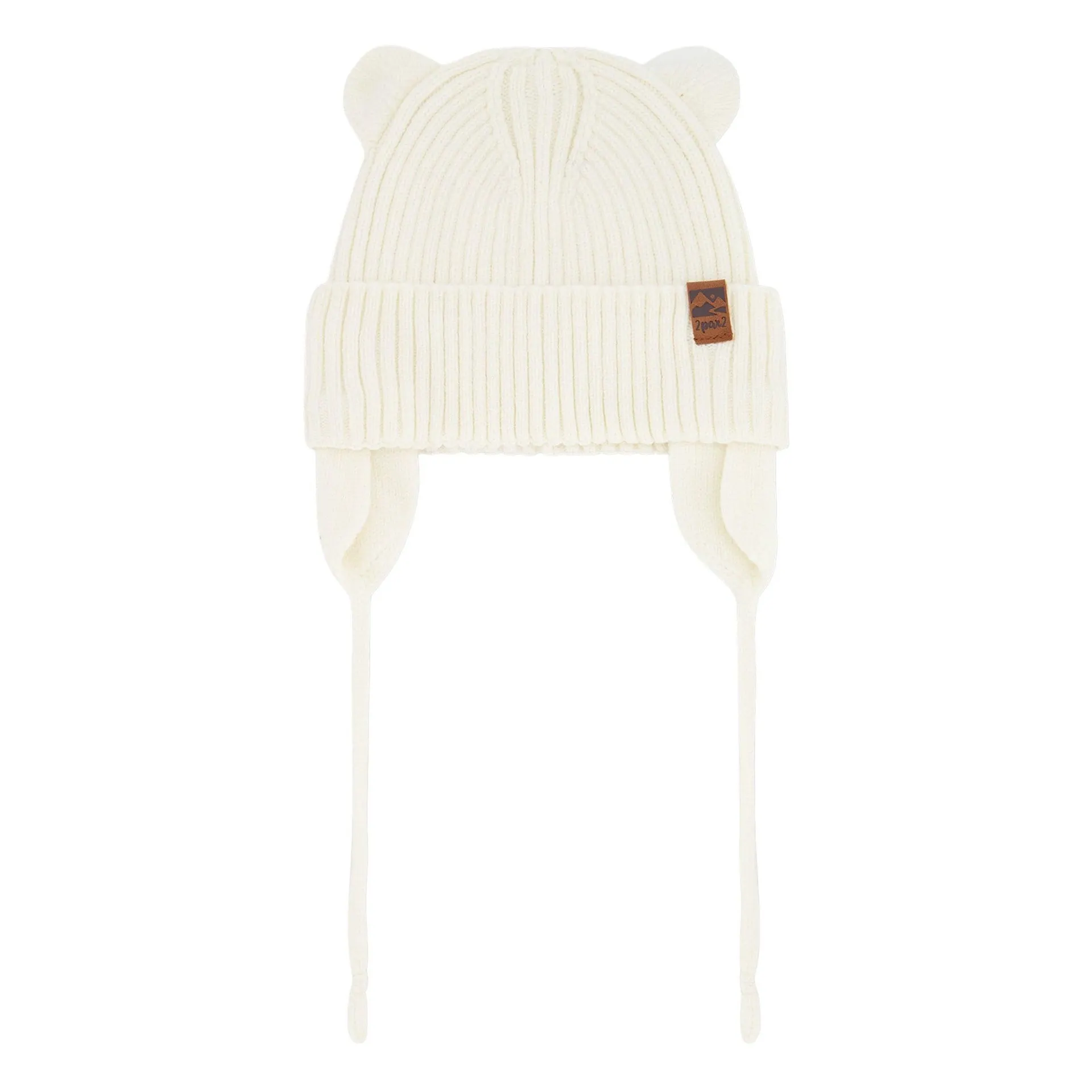 Ivory Knit Hat 6-24m