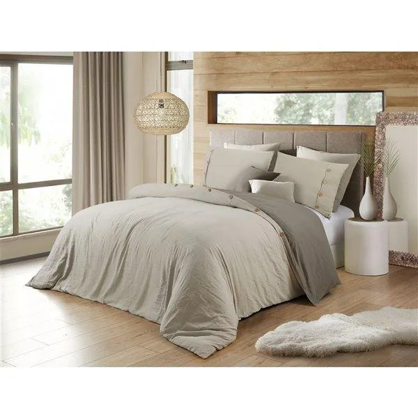 Ensemble de housse de couette kaki très grand lit par Swift Home, 3 mcx