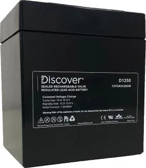 Batterie au plomb-acide scellée D1250